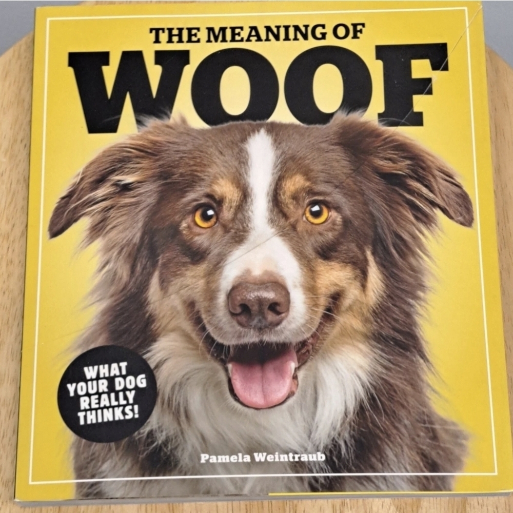 The Meaning of Woof: What Your Dog Really Thinks! by Pamela Weintraub -Paperback
